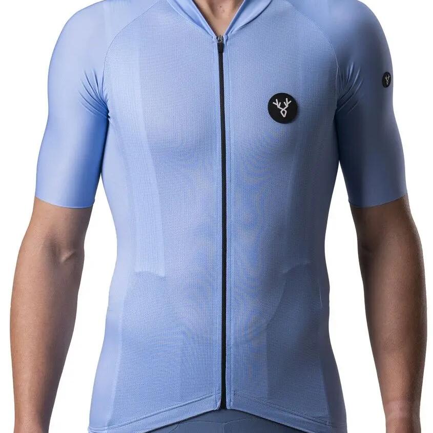 LeBram Galibier Short Sleeves Jersey Sky Blue