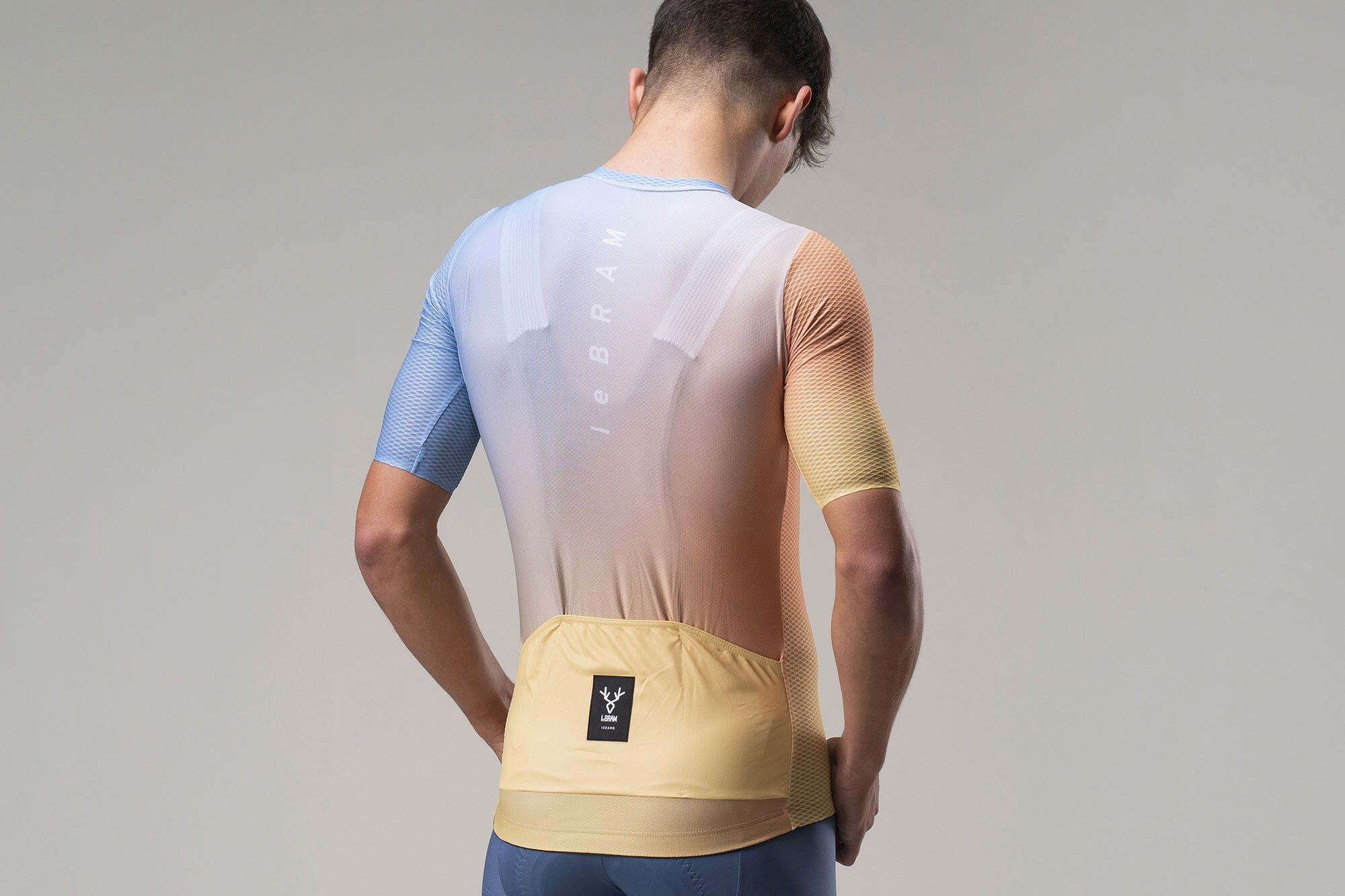 Maillot Manches Courtes LeBram Izoard Ultralight Jaune Bleu 5/7