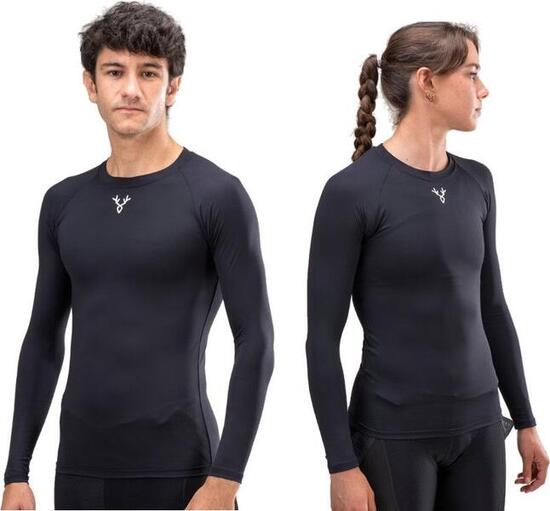 Lebram Training Unisex Lange Mouw Jersey Zwart