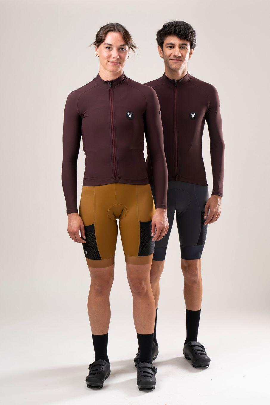 Maillot Manches Longues Femme LeBram Off-Road Mi-Saison Bordeaux 2/7