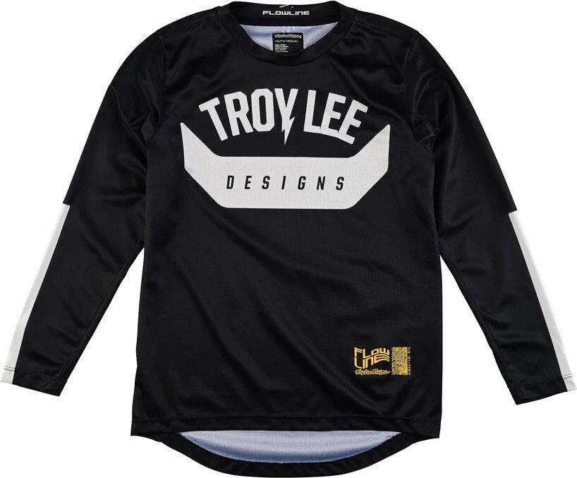 Maillot Manches Longues Enfant Troy Lee Designs Flowline Aircore Noir 1/5