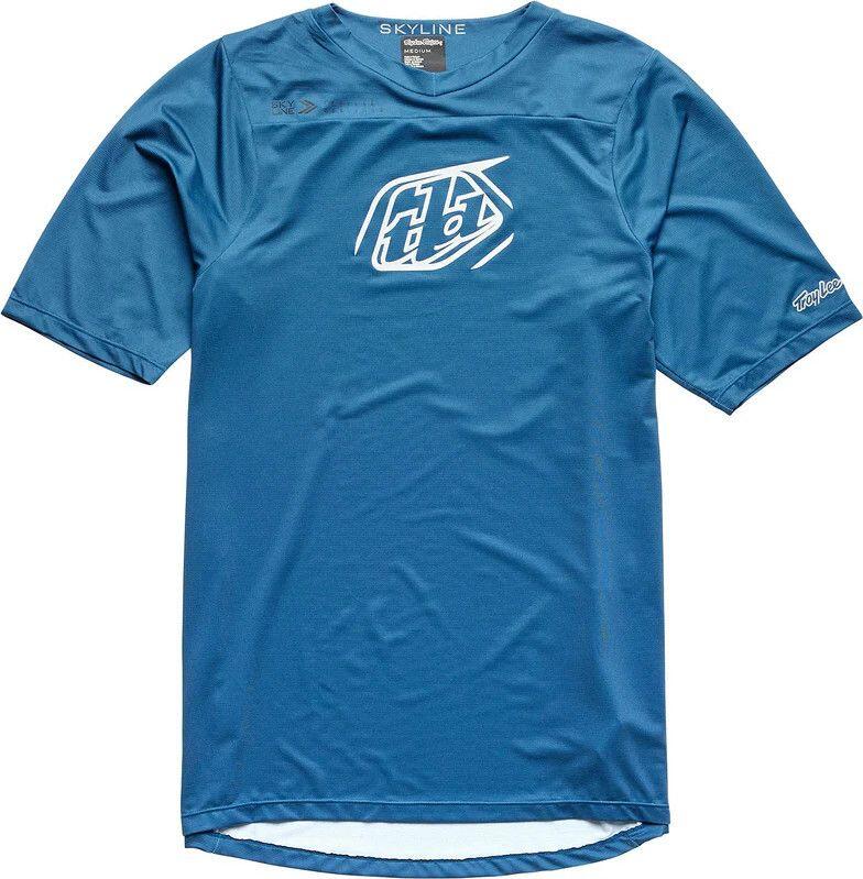Maillot Manches Courtes Troy Lee Designs Skyline Iconic Bleu 4/6