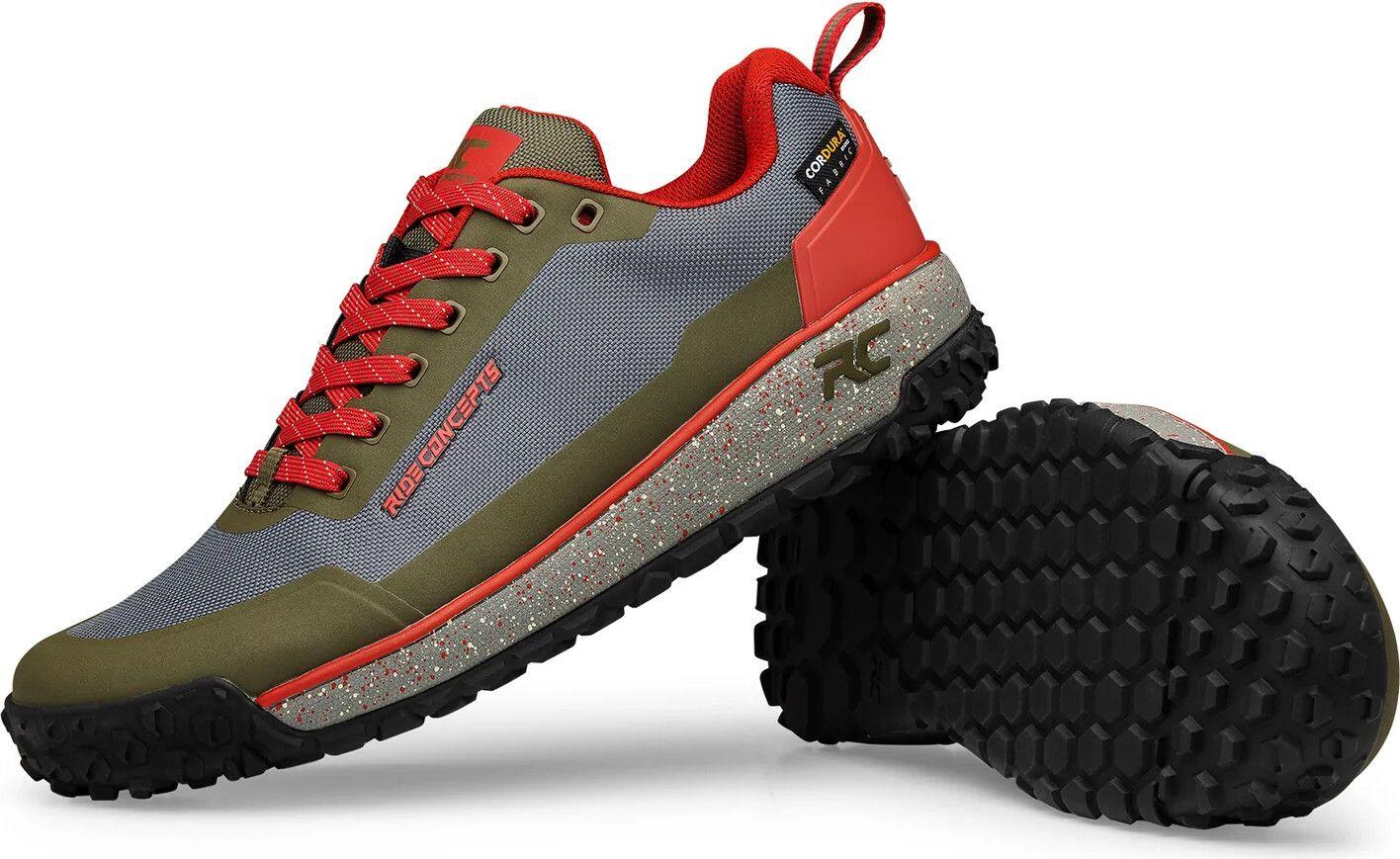 Ride Concepts Tallac Grijs/Rood MTB Schoenen 5/6