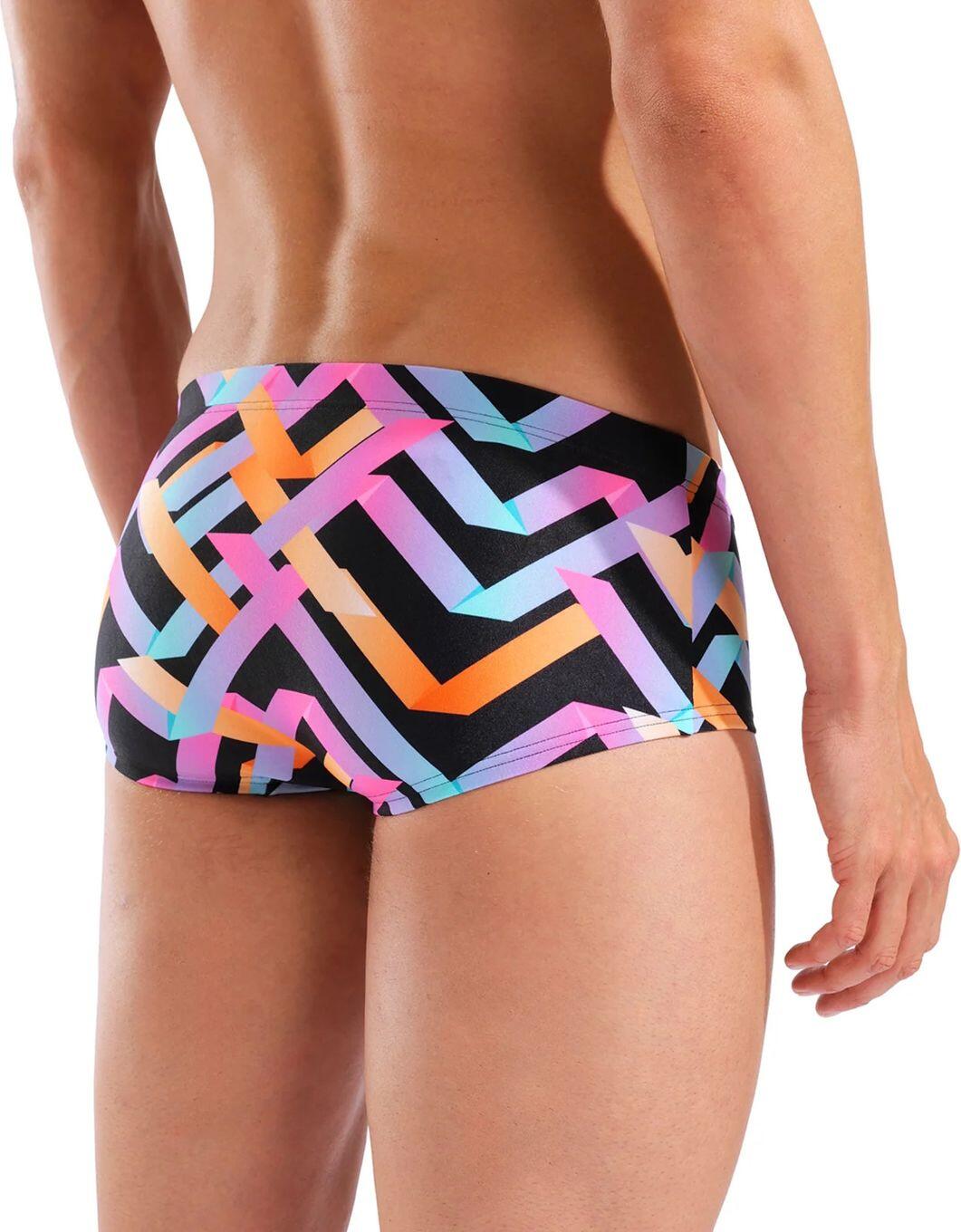 Costume da bagno Arena Texture nero/multicolore da uomo 4/7