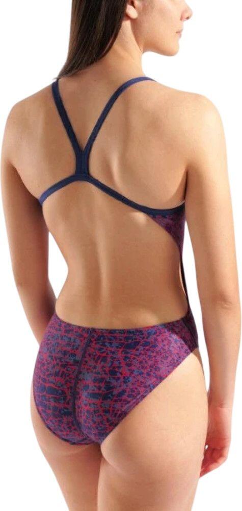 Arena Snakeskin Challenge Rücken-Badeanzug für Damen, violett/rosa 4/7