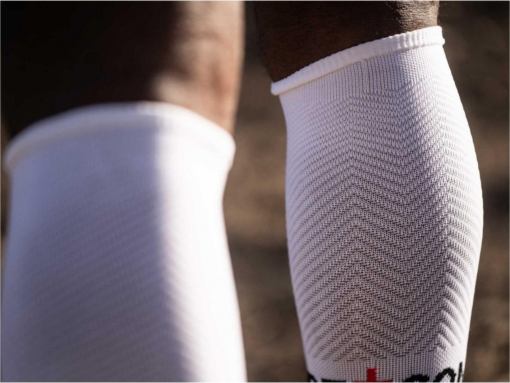Calzini Compressport Full Socks Run Bianco 5/5