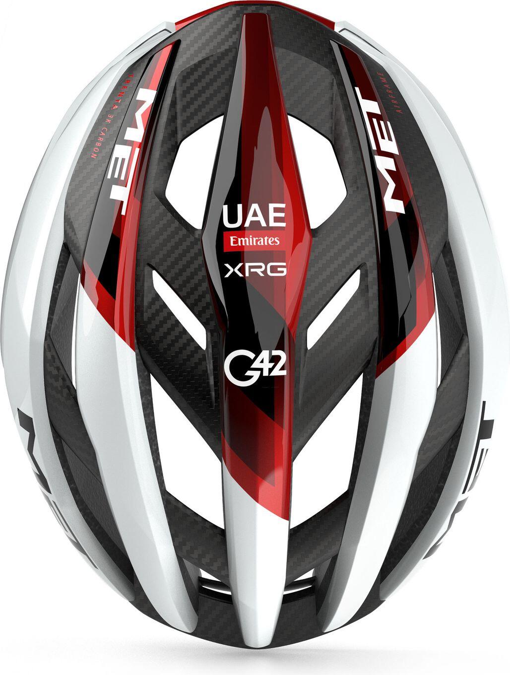 Casque Route MET Trenta 3K Carbon UAE Team Emirates XRG 5/7