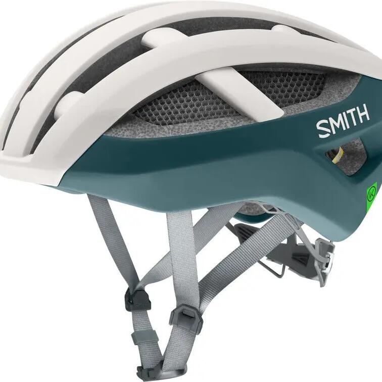 Smith Network MIPS Road Helmet, White/Blue