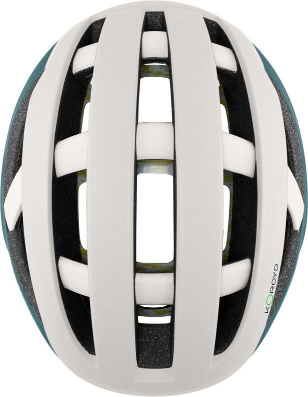 Casco Smith Network Mips bianco/blu 3/3