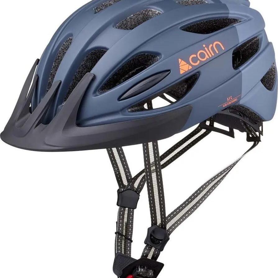 Unisex Helmet Cairn Fusion Led Usb Grey/Matte Blue
