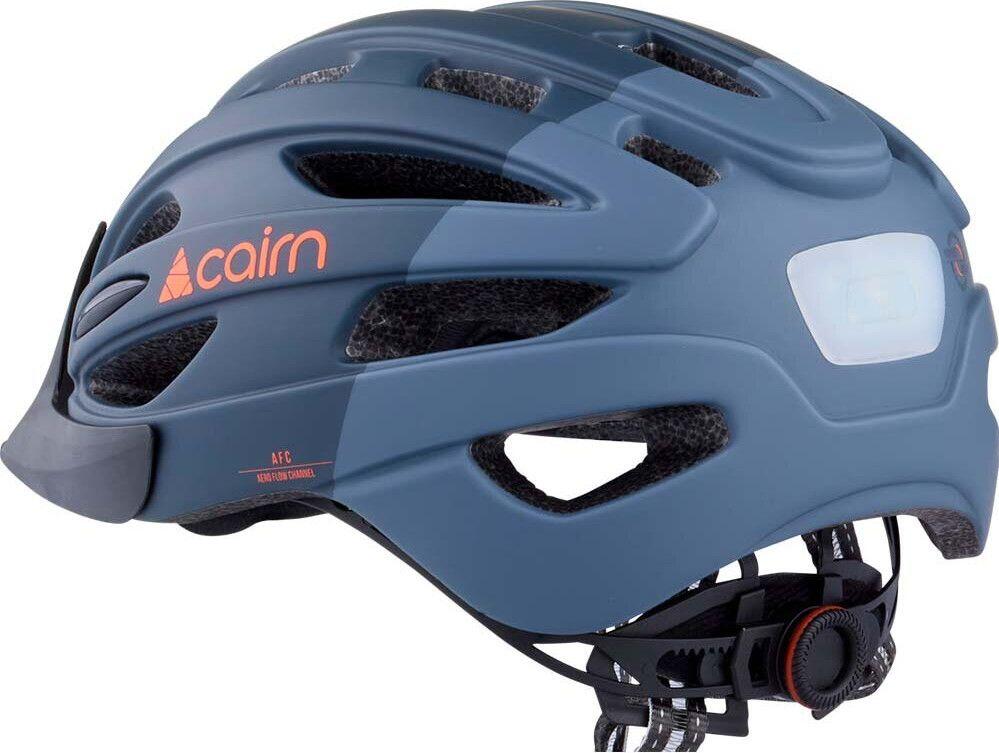 Cairn Fusion Led Usb Unisex Helmet Grey/Matte Blue 2/3