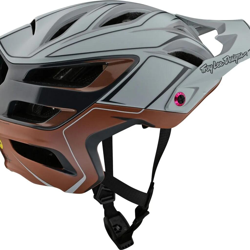 Troy Lee Designs A3 Mips Grey/Brown Helmet