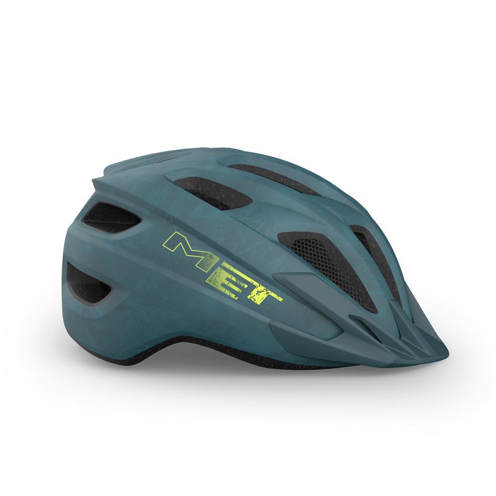 Met Casque Vélo Crackerjack Bleu 3/4