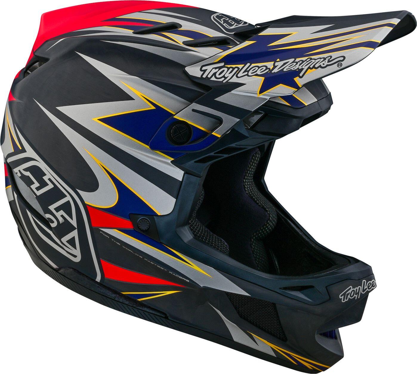 Troy Lee Designs D4 Carbon Mips Full Face Helmet Grey 6/7