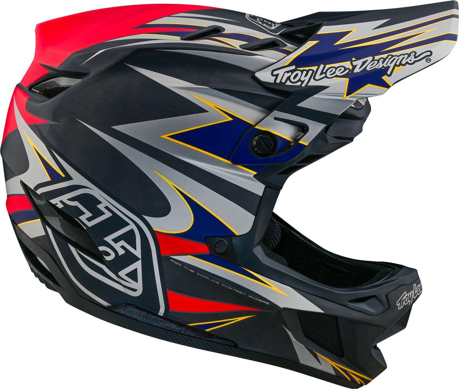 Troy Lee Designs D4 Carbon Mips Full Face Helmet Grey 5/7