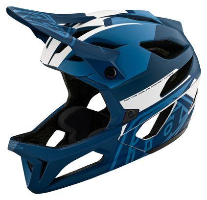 Troy Lee Designs Stage Mips Vector Blue Integral Helmet 7/7