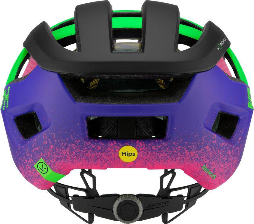Casco Smith Network Mips Nero/Viola 2/3