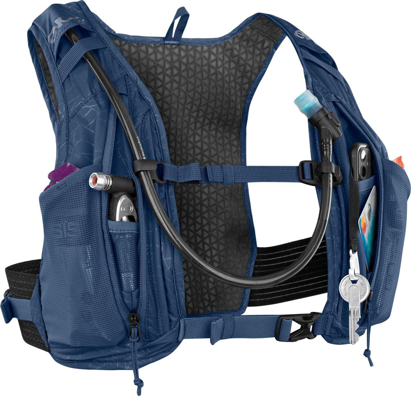 Sac d'Hydratation Evoc Hydro Pro 3L + Poche à Eau 1.5L Bleu 5/7