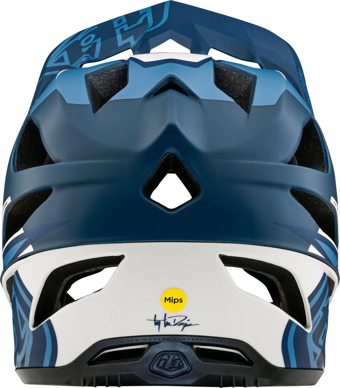 Troy Lee Designs Stage Mips Vector Blue Integral Helmet 3/7
