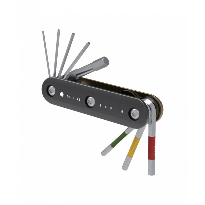Topeak Hex Combo Multi-Tool (8 functies) Zwart 1/7