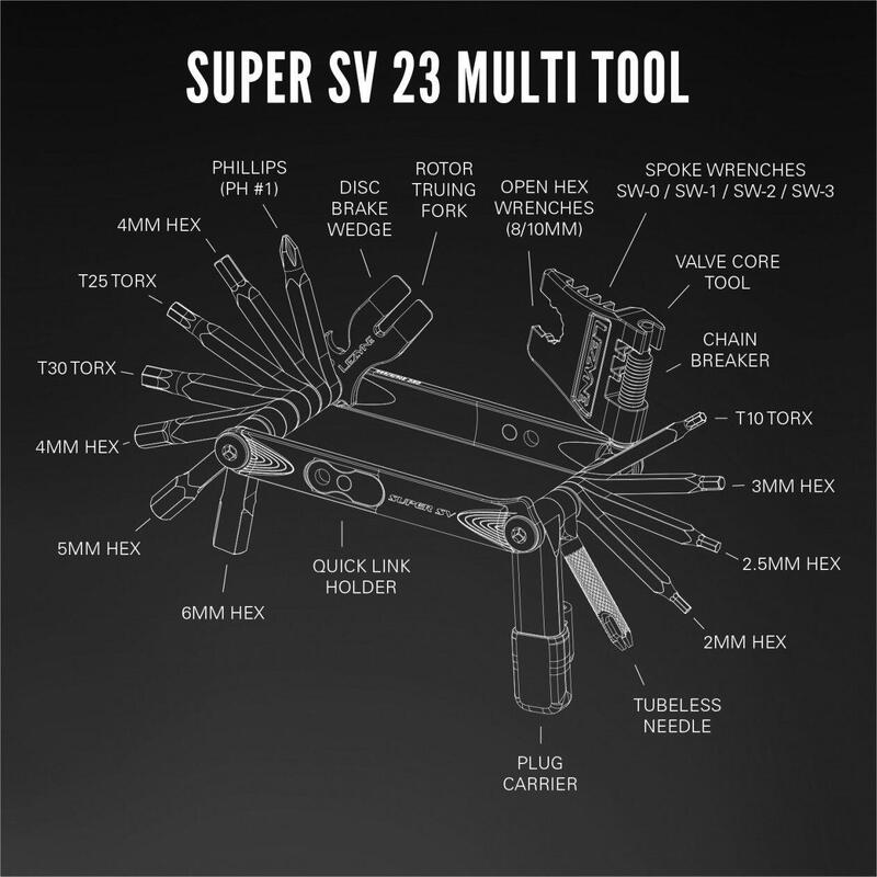 Lezyne Multi Tool Super SV22/SV23 Silver