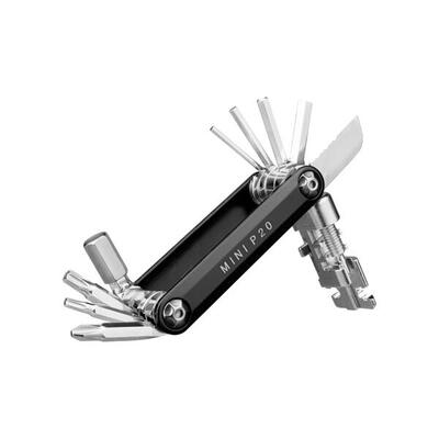 Topeak mini p20 multi-tool zwart (20 functies)