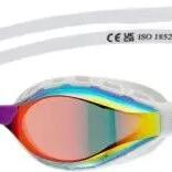 Arena Air Sonic Mirror Gold and White Mirrored Lenses Swimming Goggles
