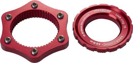 Center Lock Adapter - rot