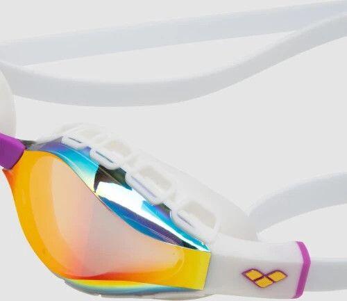 Lunettes de Natation Arena Verres Miroirs Air Sonic Mirror Or et Blanc 5/9