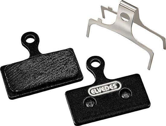 Paire de plaquettes de frein vélo métal/carboneE Elvedes Shimano BRM666, BRM785,