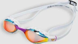 Lunettes de Natation Arena Verres Miroirs Air Sonic Mirror Or et Blanc 2/9