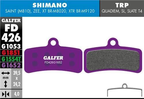 Patin de frein E-bike G1652 - Shimano XT & Zee 2/5