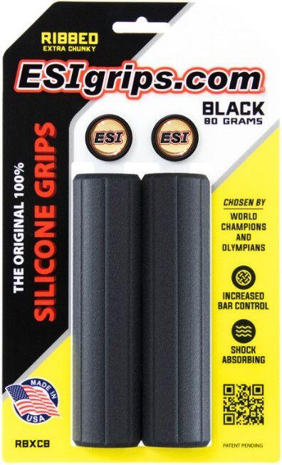 Paire de Grips Esi Ribbed Extra Chunky 34mm Noir 2/2