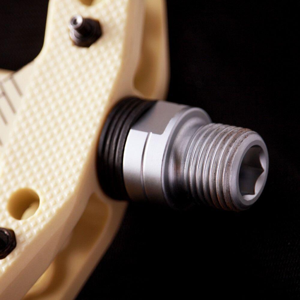 Paar SB3 Kroma Composiet Beige Platte Pedalen 4/7