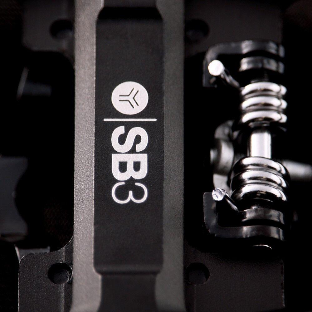 Coppia di pedali SB3 Kroma semi-automatici nero 5/6