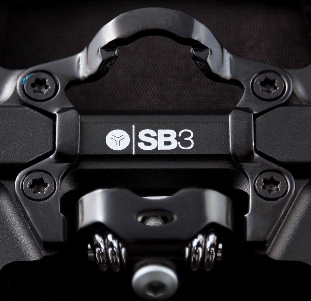 Coppia di pedali SB3 Kroma semi-automatici nero 3/6