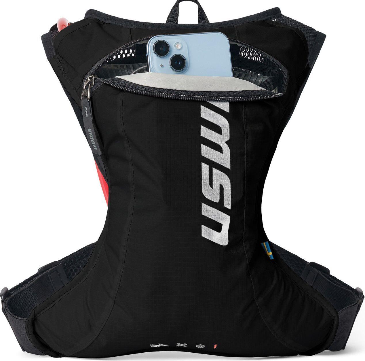 Mochila de hidratação Uswe Race 2.0 Preta 3/5
