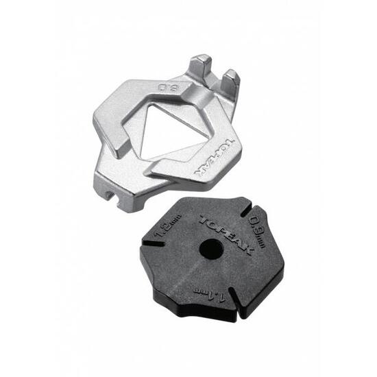 Topeak Speichenschlüssel Duo Spoke Wrench 14G / 15G, Silber