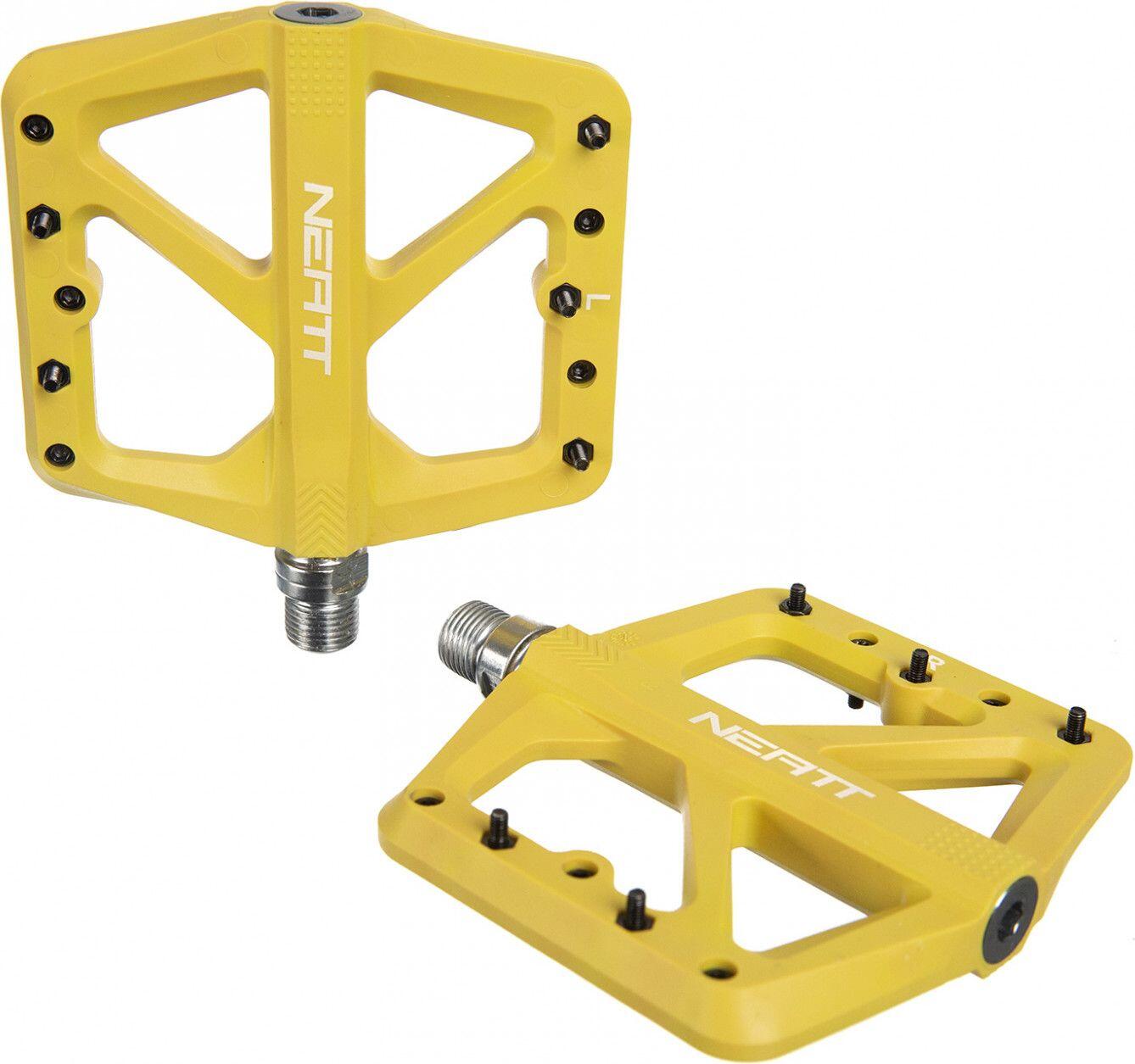 Coppia di pedali Neatt Composite 5 Pin Flat Giallo 2/2