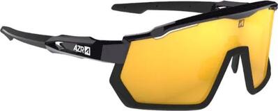 Azr pro race rx goggles black clearcoat / gold hydrophobic lens
