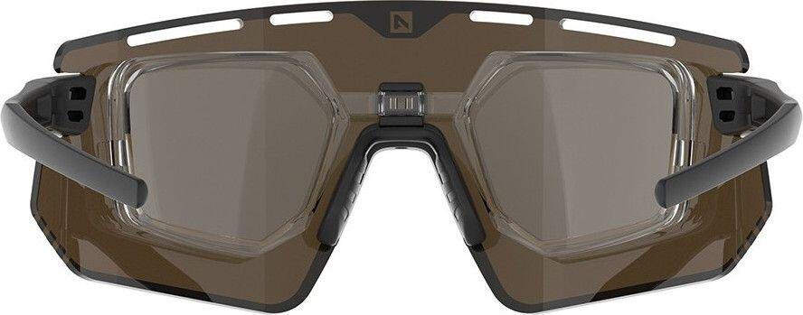 Óculos AZR Flash Rx Preto/Lentes vermelhas hidrofóbicas multicamadas 4/5