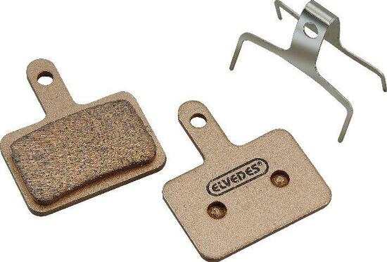 Paar metallischer Fahrradbremsbeläge Elvedes Shimano BR-M375, M415-M495, M515, M