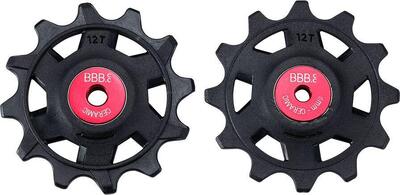 BBB RollerBoys Ceramic 12T SRAM XPLR Puleggie deragliatore Nero