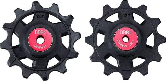 Galets Roulements Céramiques BBB RollerBoys Ceramic 12 Dents SRAM XPLR Noir