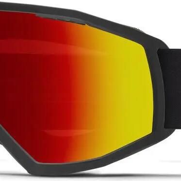 Smith Loam S Mountain Bike Goggles, Black/Red Mirror