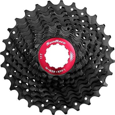 Sunrace csrx11 11 speed mtb cassette zwart