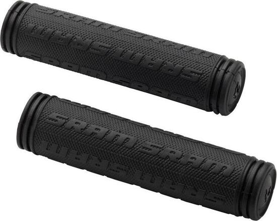 Coppia grip SRAM Racing 130 mm in gomma nero