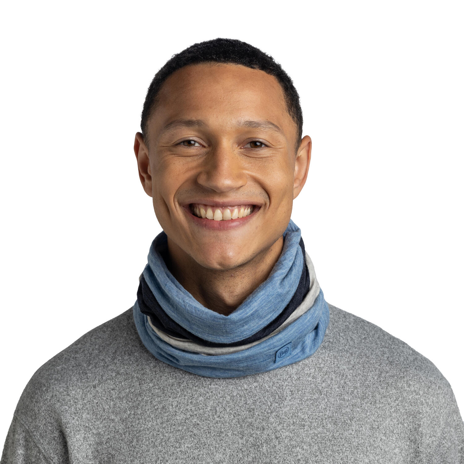 Tour de cou Merino Move Unisex Buff Bleu TAILLE UNIQUE 5/7