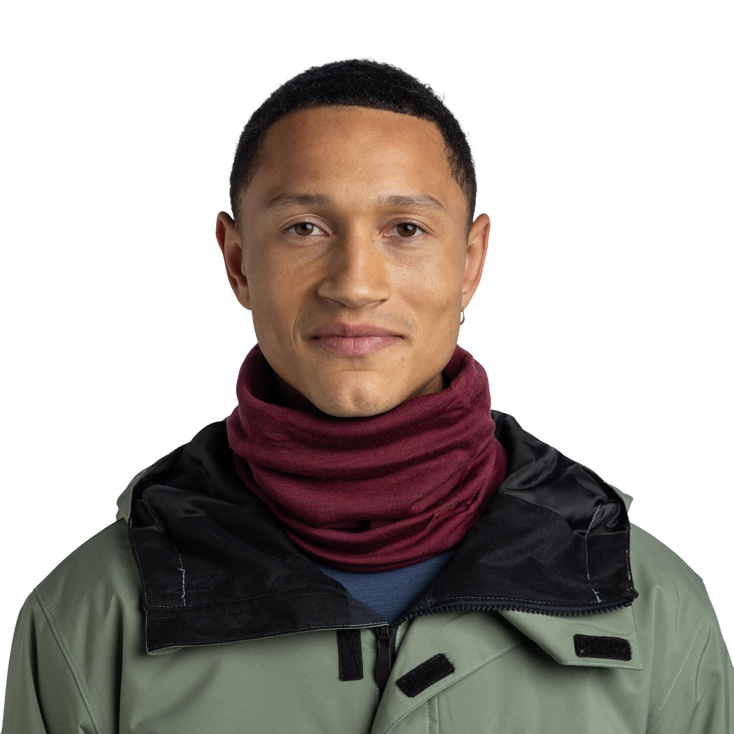Chusta wielofunkcyjna Merino Heavyweight - Solid Tibetan Red 5/7