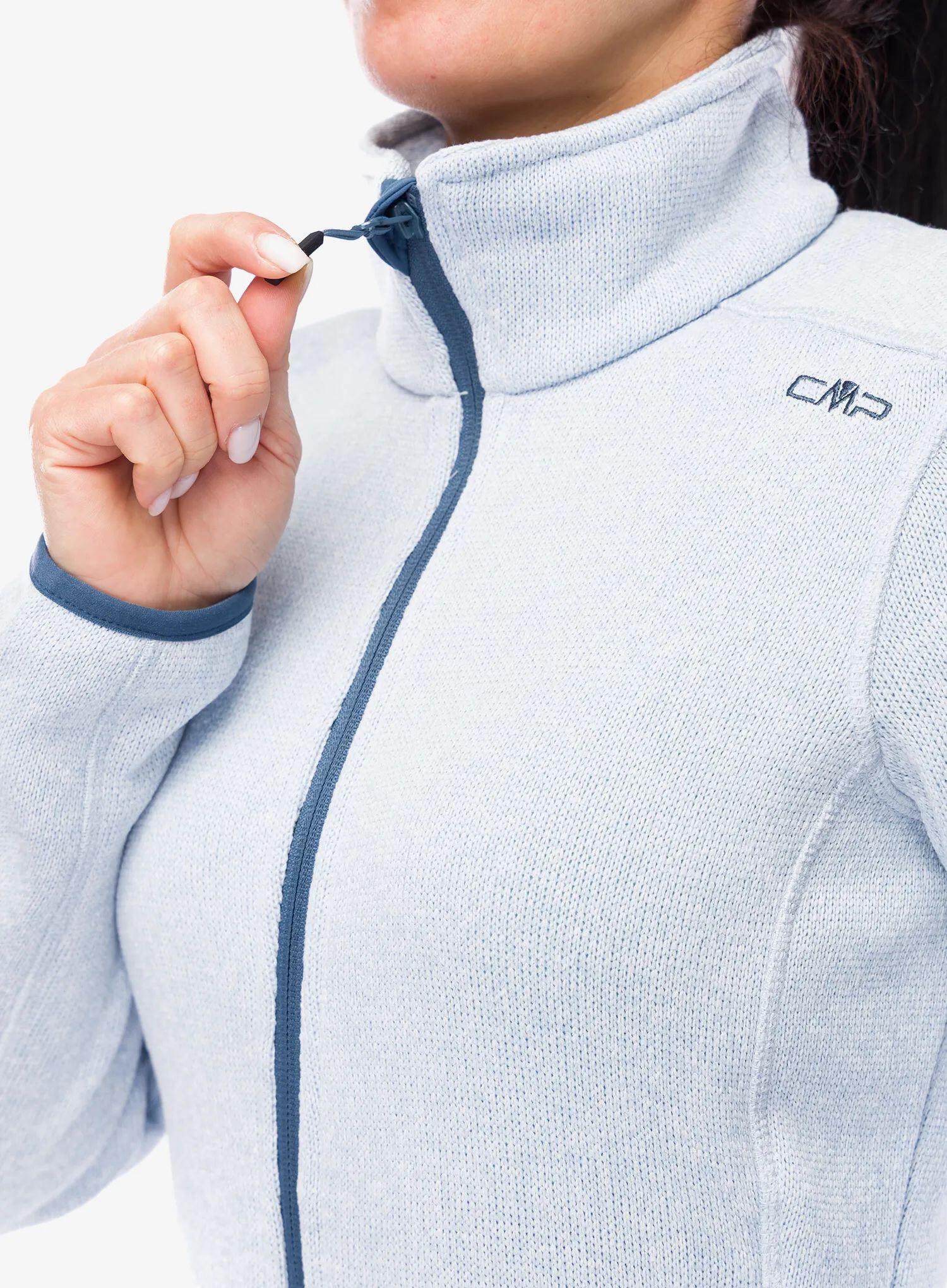 CMP Damen Jacke Knitted Melange Fleece Jacket 3H14746 7/9